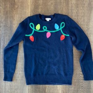 Kid Navy Blue(boy or girl) Holiday Sweater